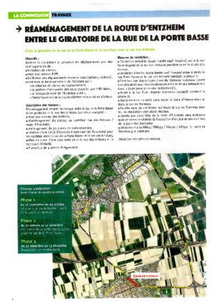 Plan et information route entzheim 20240913